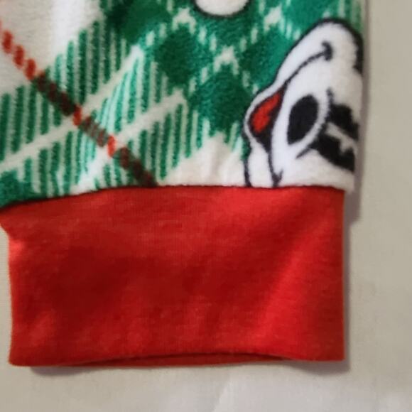 Womens Disney 100 Mickey Mouse Santa Pajama Top Large Comfy Soft - Picture 5 of 10